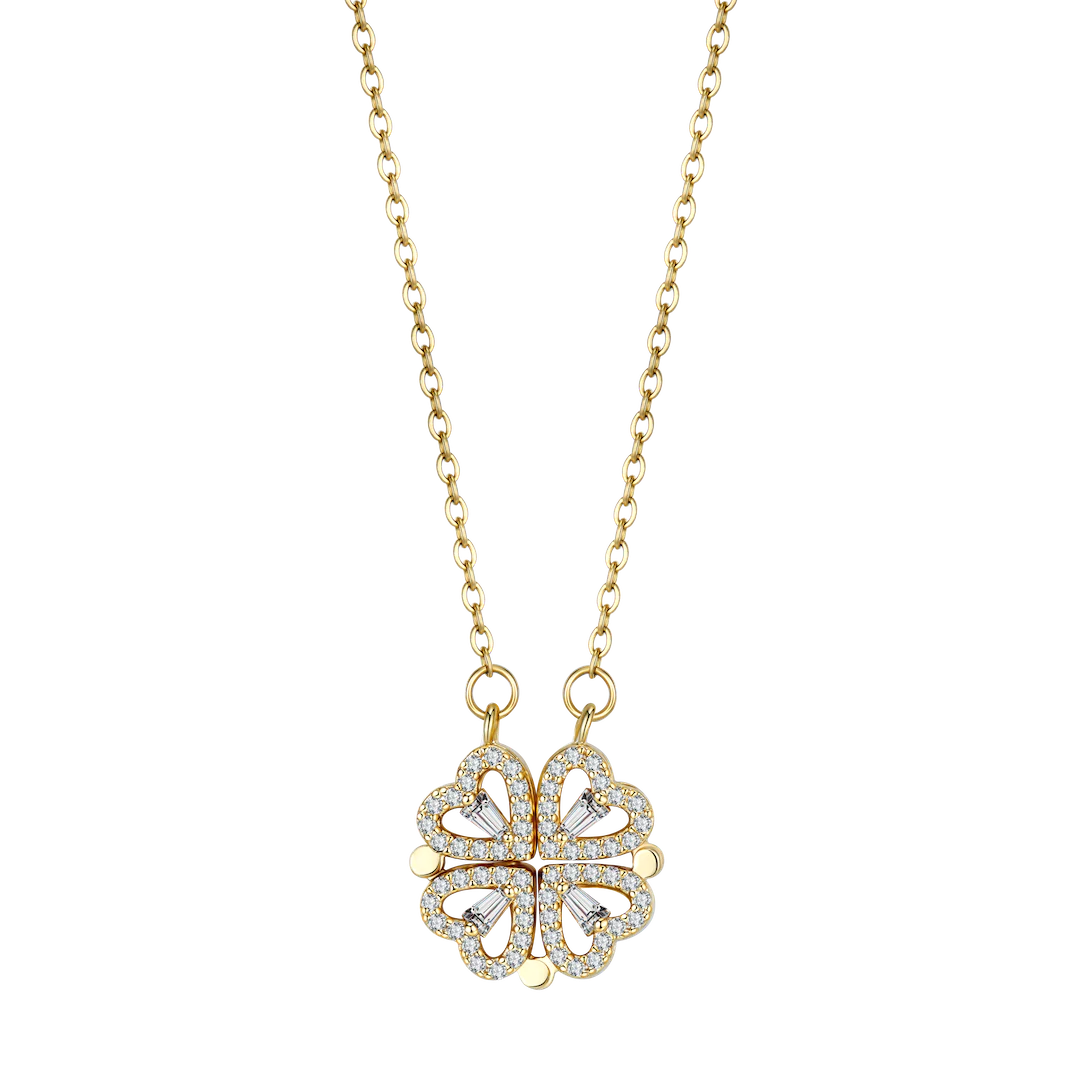 Clover Heart Necklace