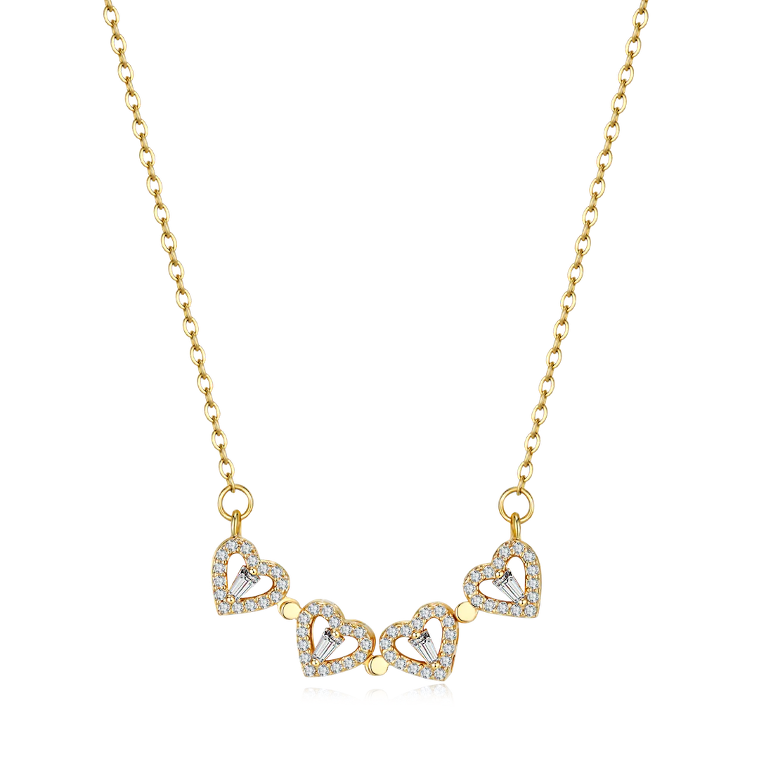 Clover Heart Necklace