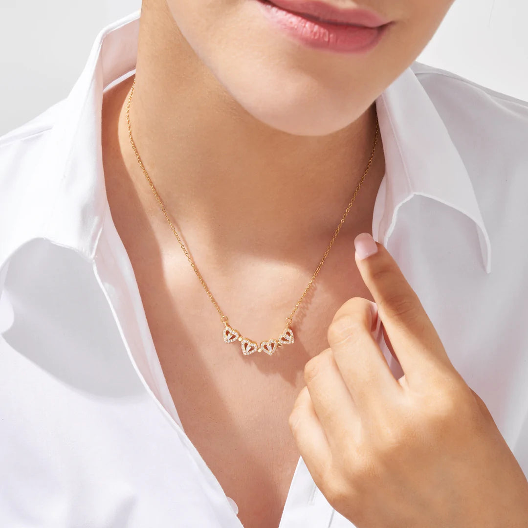 Clover Heart Necklace