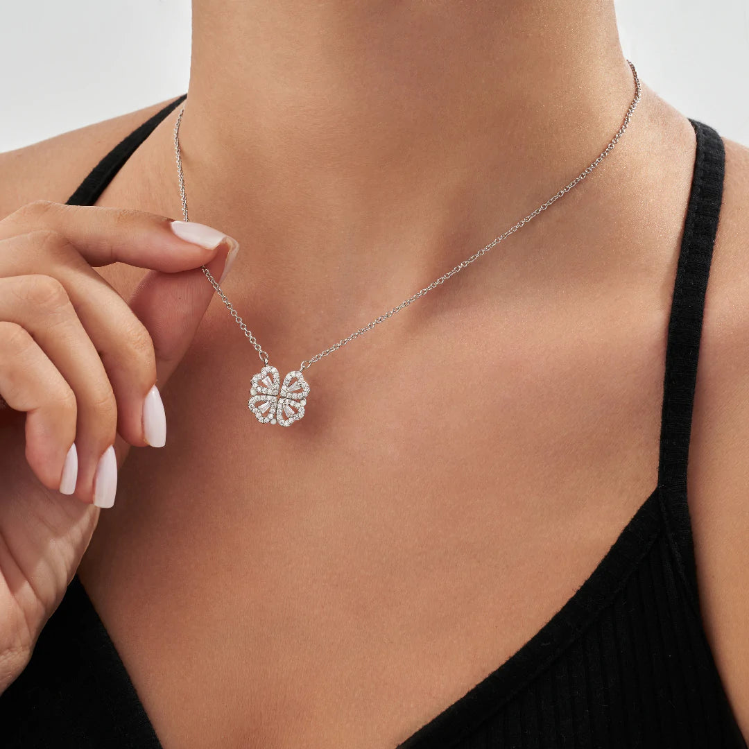 Clover Heart Necklace
