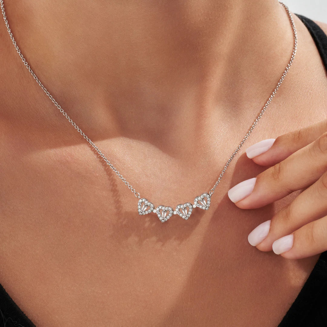 Clover Heart Necklace